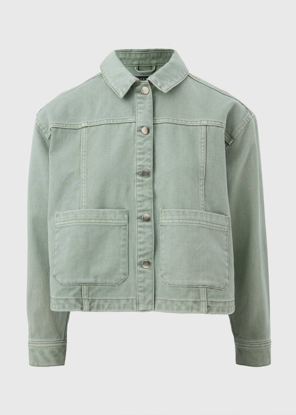 Sage Denim Shacket