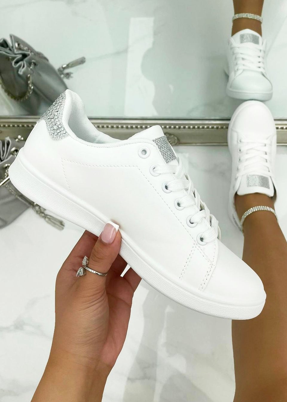 Matalan glitter trainers hot sale