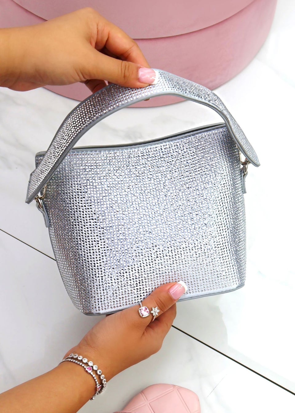 Bling tote bag clearance