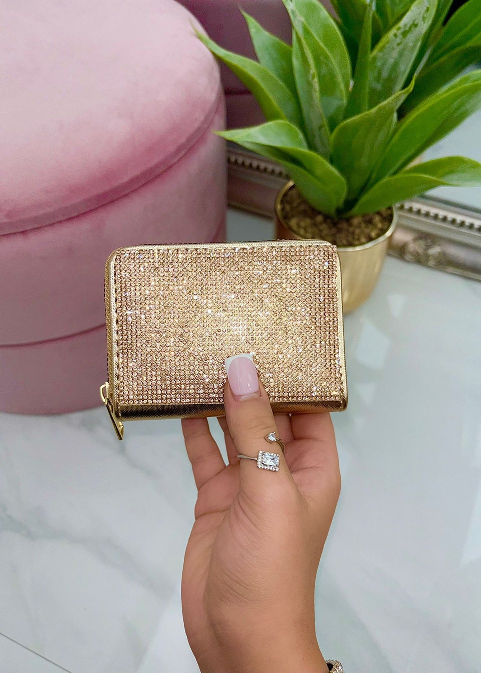 Michael kors wallet rose gold cheap