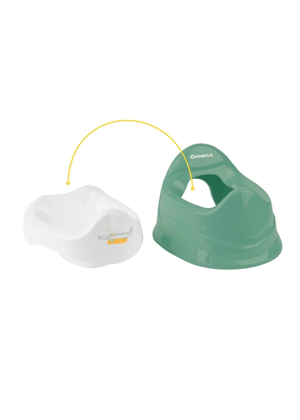 Badabulle Green Learning Potty with Removable Bowl