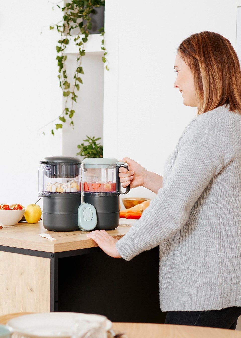 Babymoov Grey Nutribaby One Multifunctional Baby Food Maker