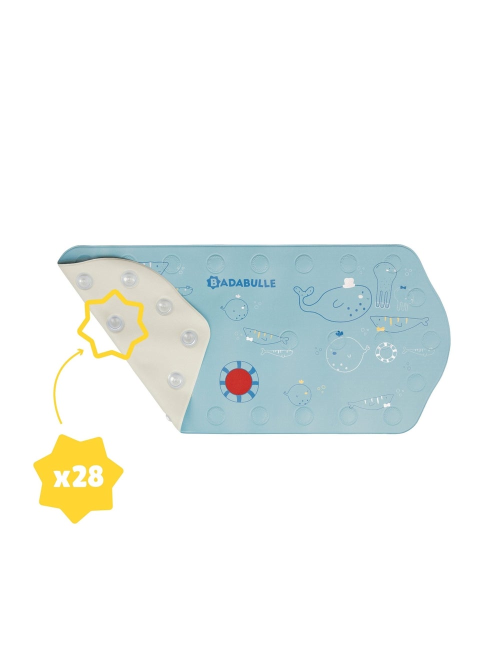 Badabulle Blue Extra Long Bathmat