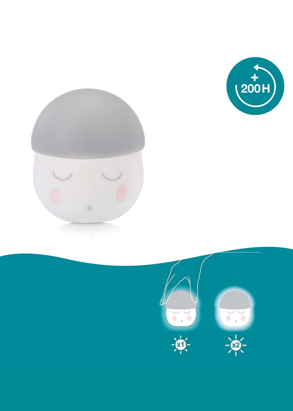 Babymoov Grey Squeezy Nightlight