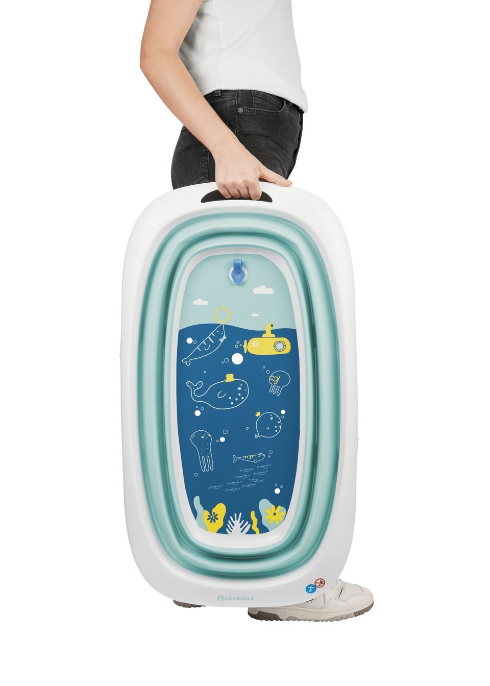 Badabulle Blue Foldable Bath Tub