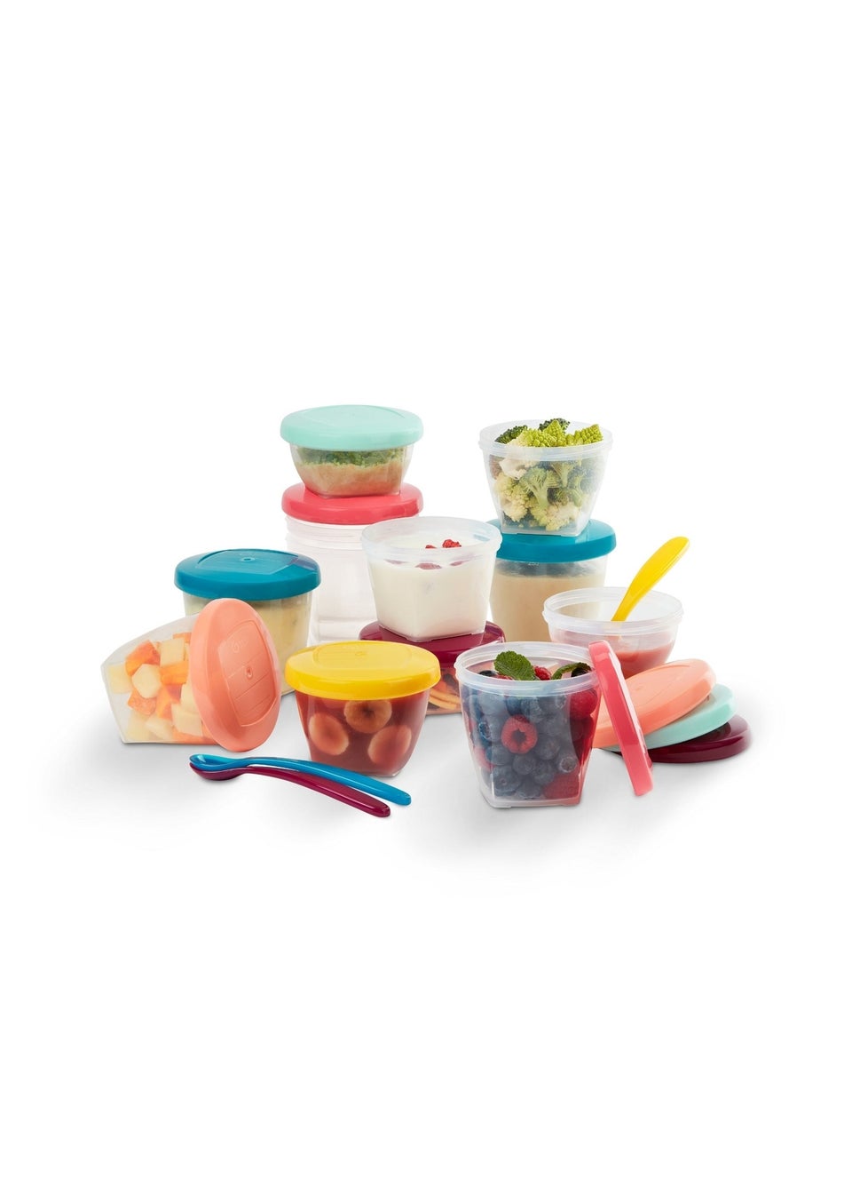 Babymoov Multicoloured Babybols Multiset Food Storage
