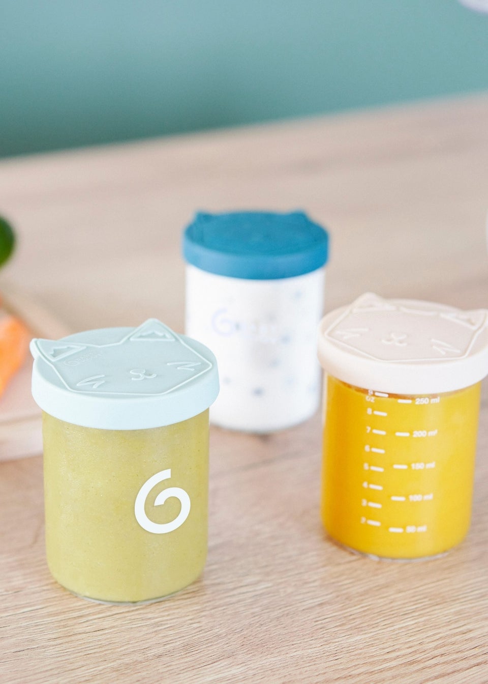 Babymoov Isy Bowls Superior Borosilicate Glass Babybols Food Storage Set