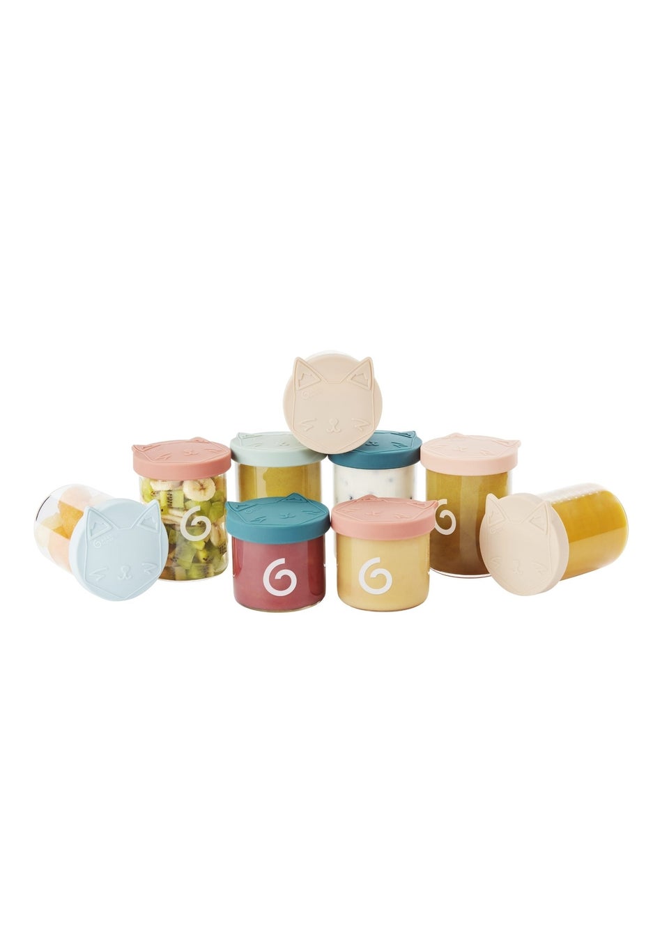 Babymoov Isy Bowls Superior Borosilicate Glass Babybols Food Storage Set