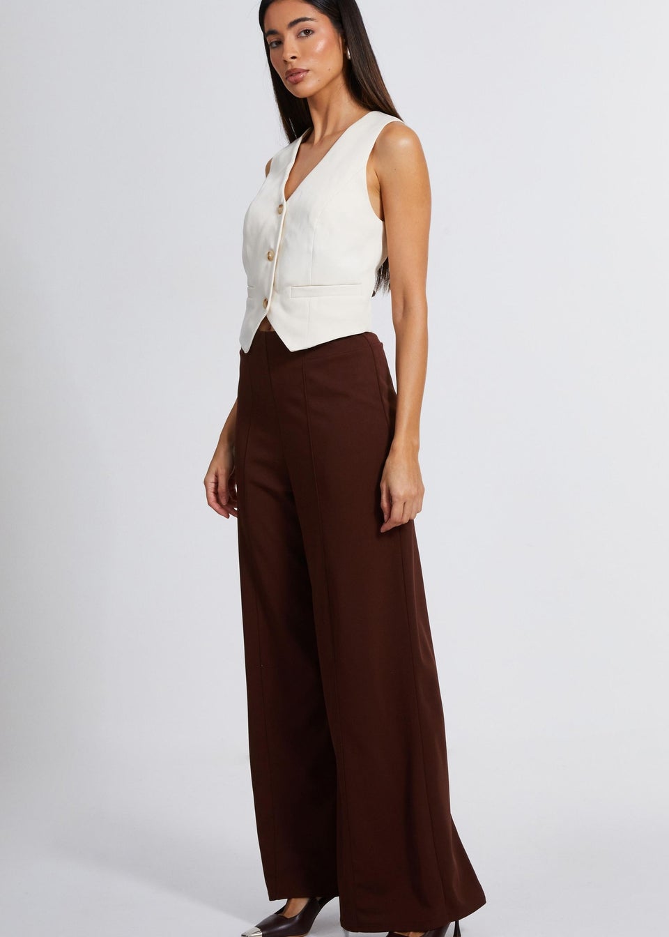 Quiz wide leg trousers sale