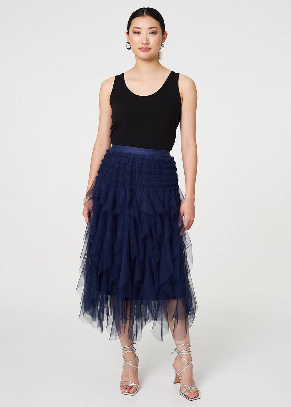 Navy skirt matalan online