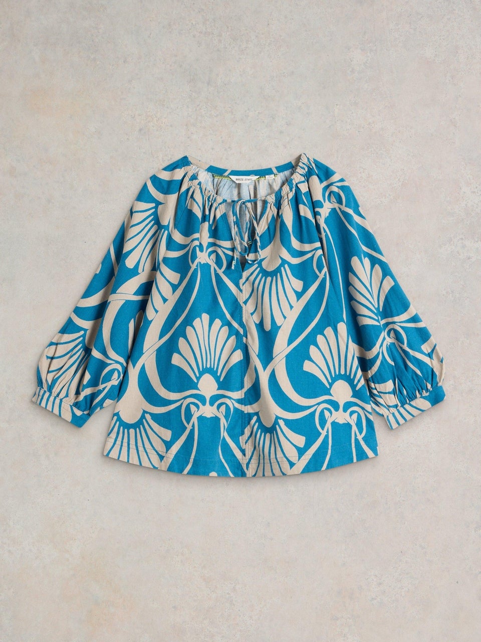 Bluse Marley aus Leinenmischung