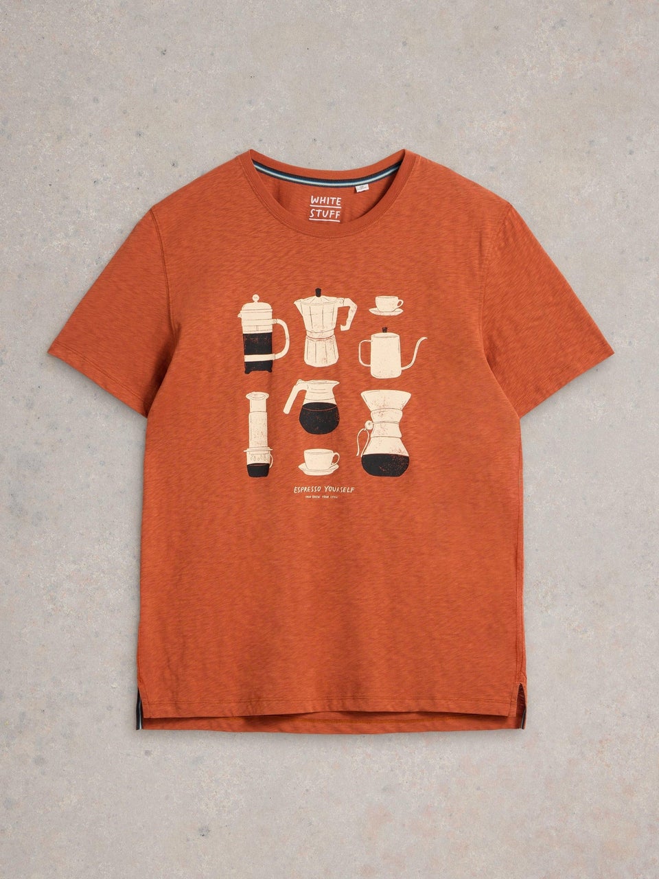 T-Shirt Abersoch mit Kaffeemotiv