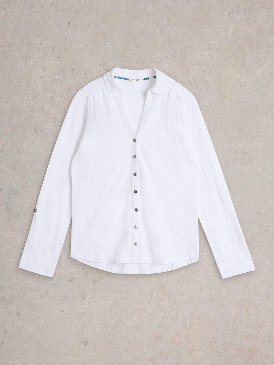 Bestickte Jerseybluse Annie