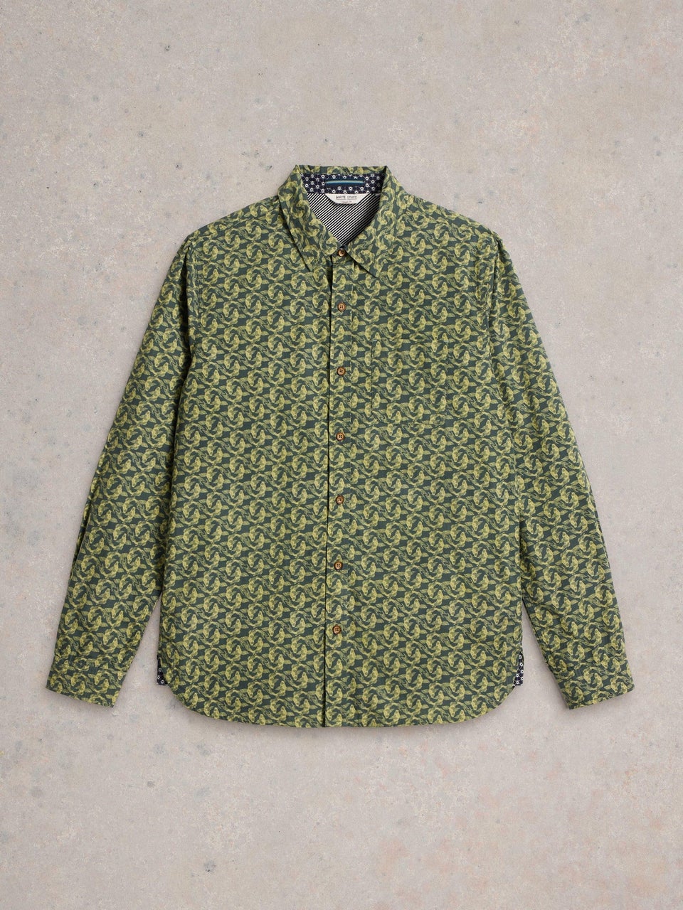 Hemd Finsbury mit Koi Karpfen Print
