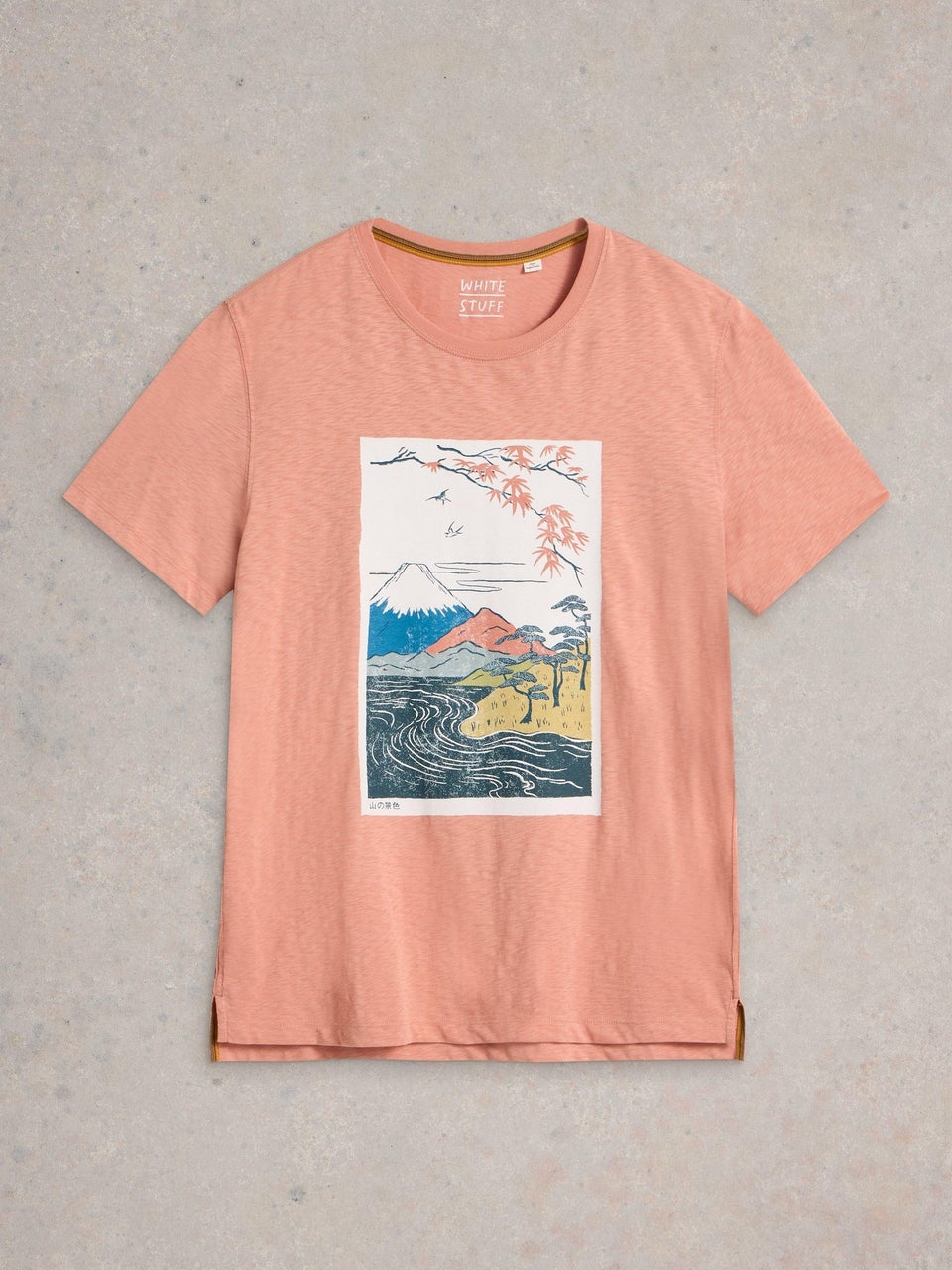 T-Shirt mit Bergmotiv