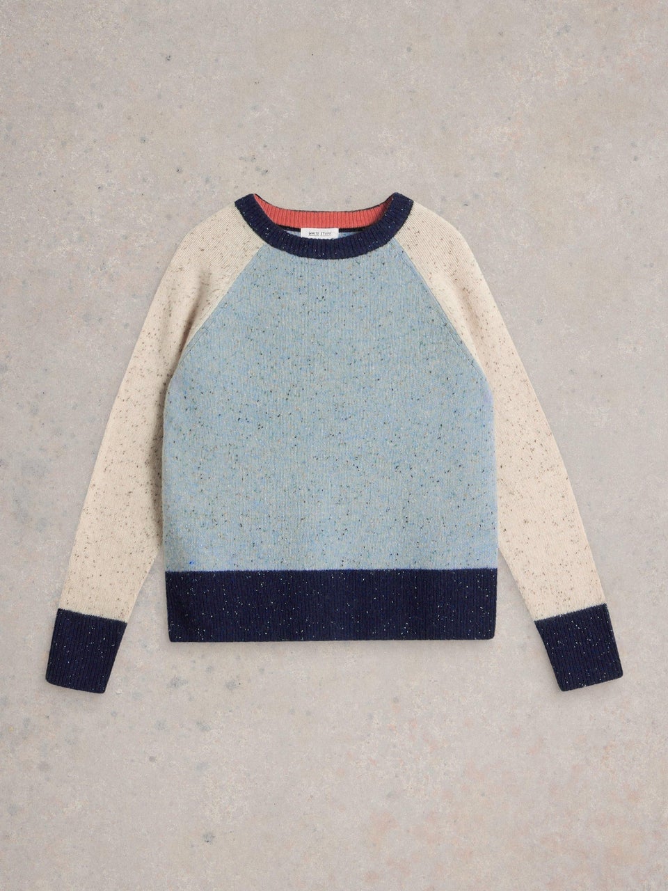 Nep-Pullover mit Colour-Block-Design