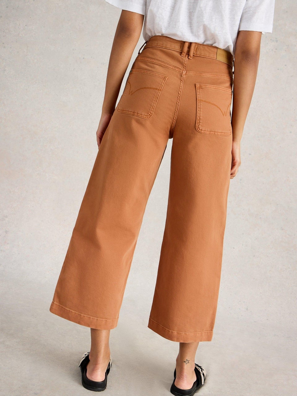 7/8-Jeans Tia mit weitem Bein