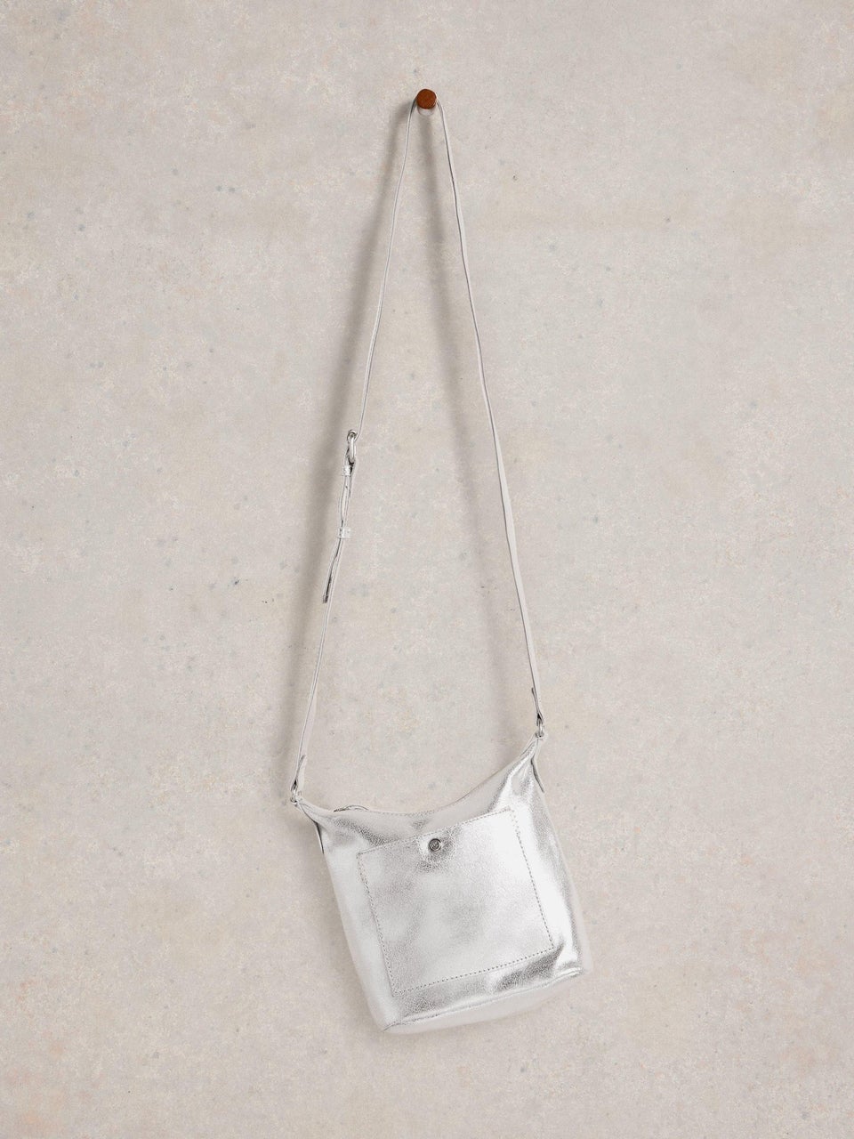 Mini Fern Crossbody-Tasche aus Leder