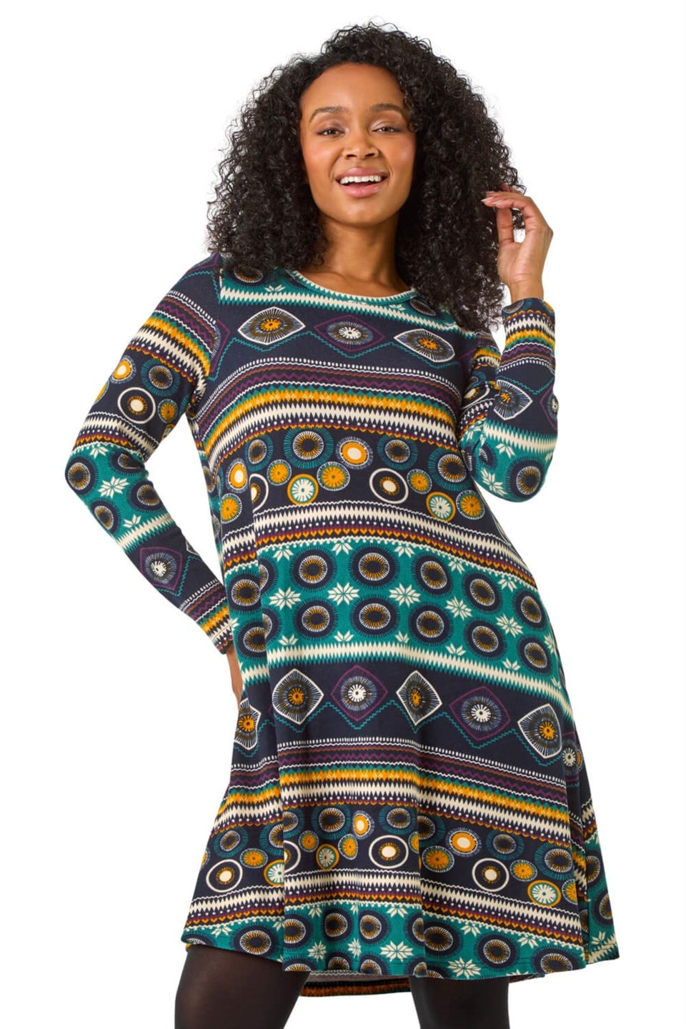 Roman dresses navy online