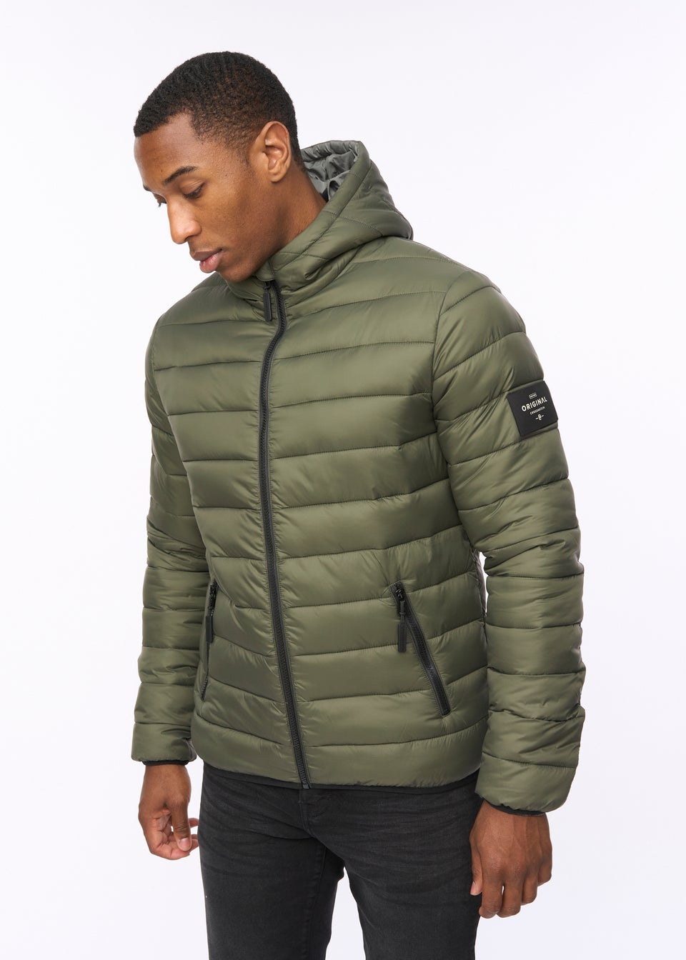 Crosshatch Olive Gattering MVE Jacket