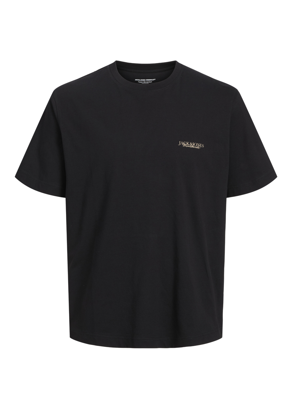 Jack & Jones Boys Black Boston T-Shirt (8-16yrs)