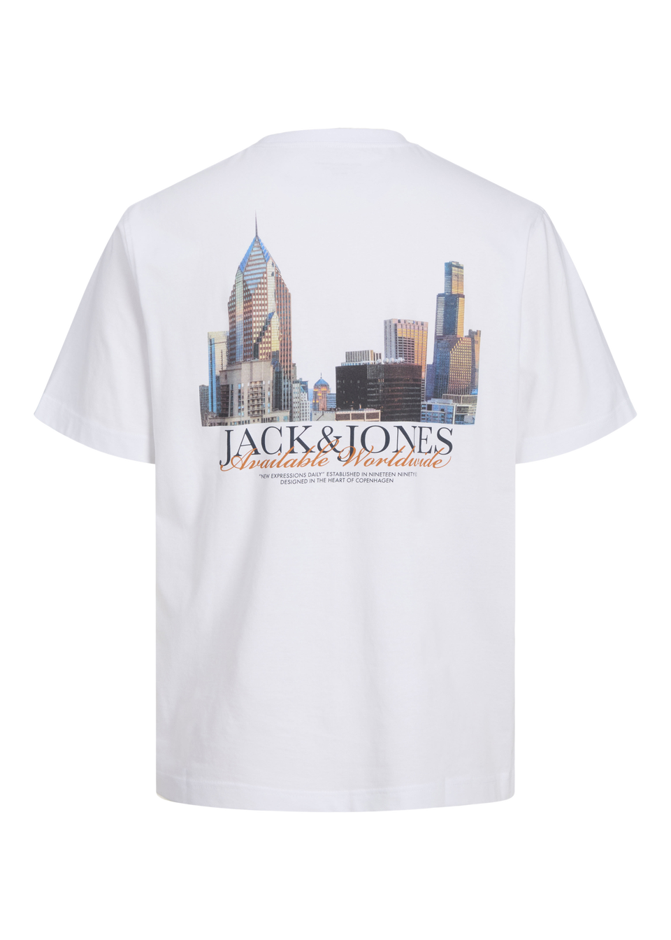 Jack & Jones White Boston T-Shirt (8-16yrs)