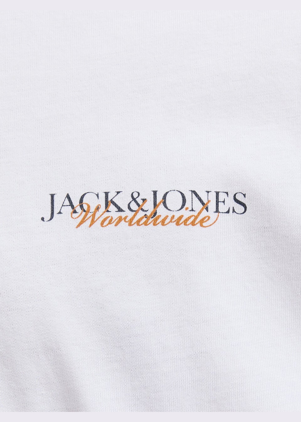 Jack & Jones White Boston T-Shirt (8-16yrs)