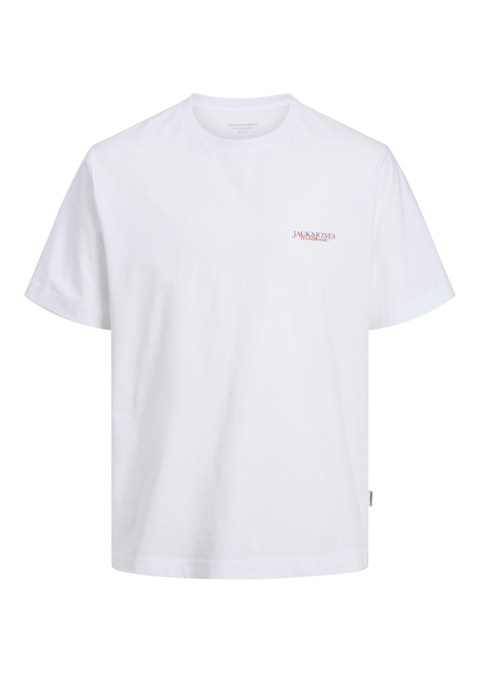 Jack & Jones White Boston T-Shirt (8-16yrs)