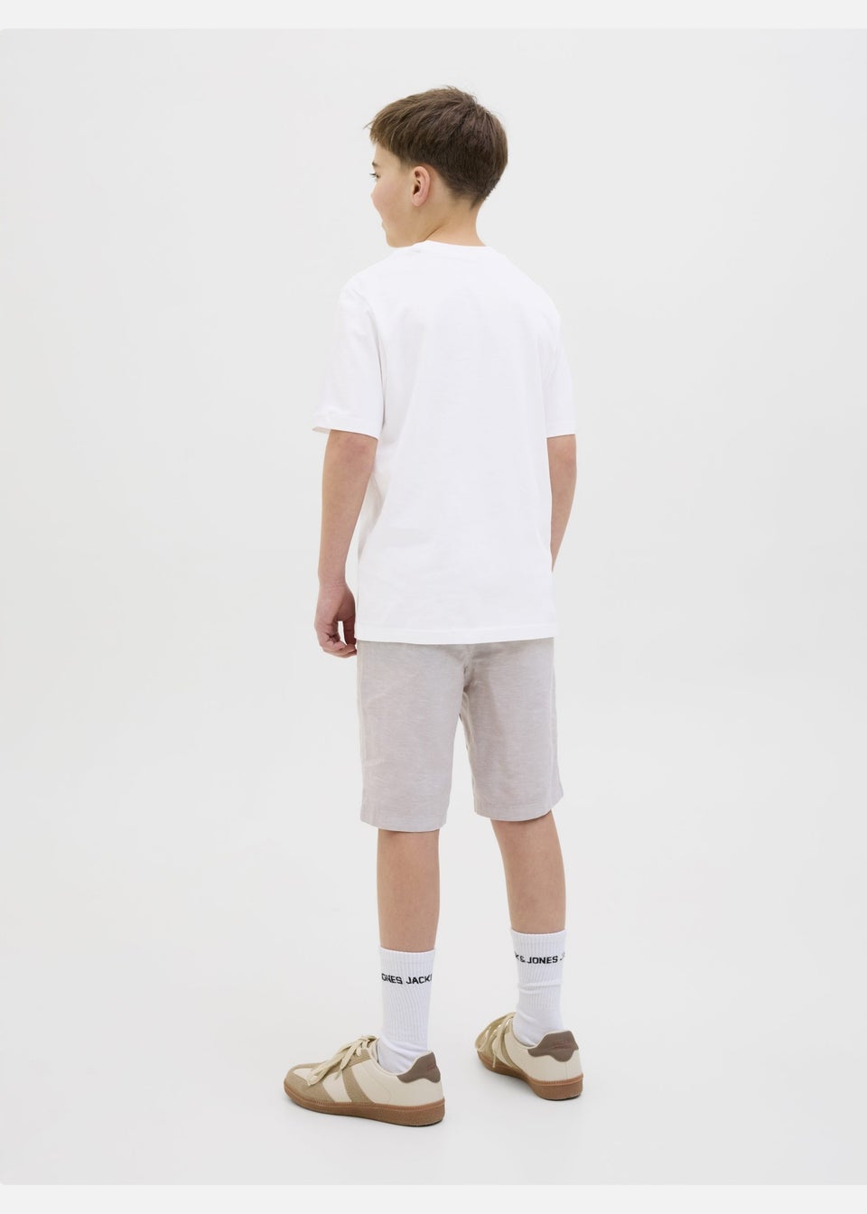 Jack & Jones Jnr White Crew T-Shirt