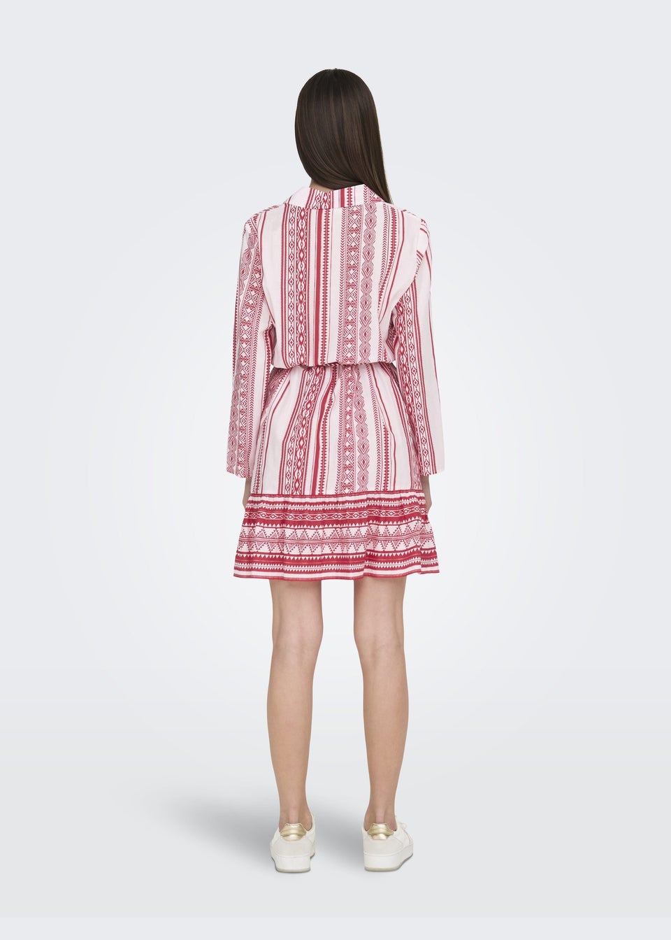 JDY Pink Anna Belted Dress
