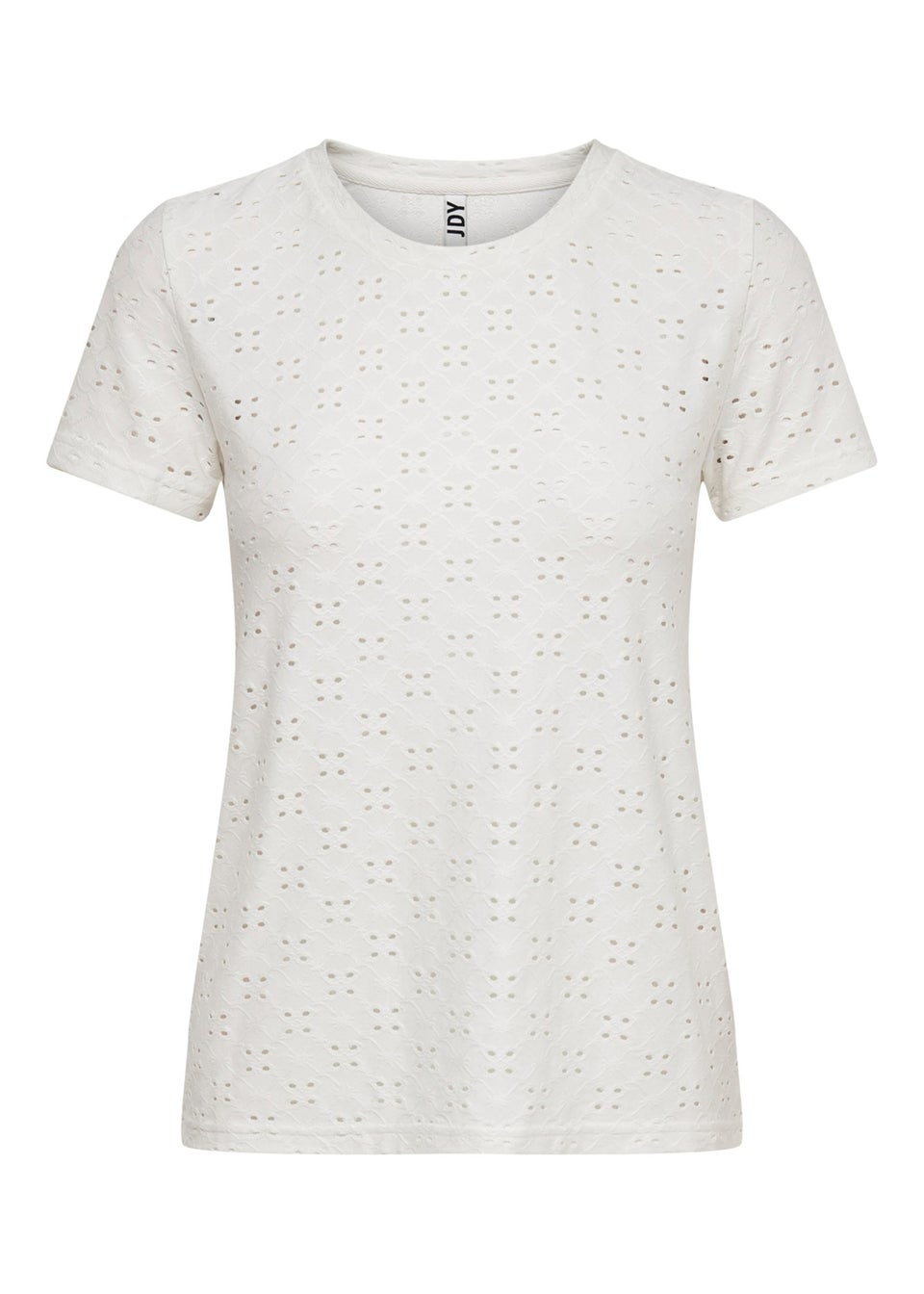 JDY White Cut Out Cathinka T-Shirt