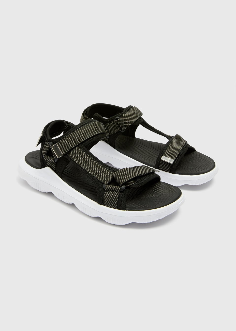 Soleflex Black Trecking Sandals