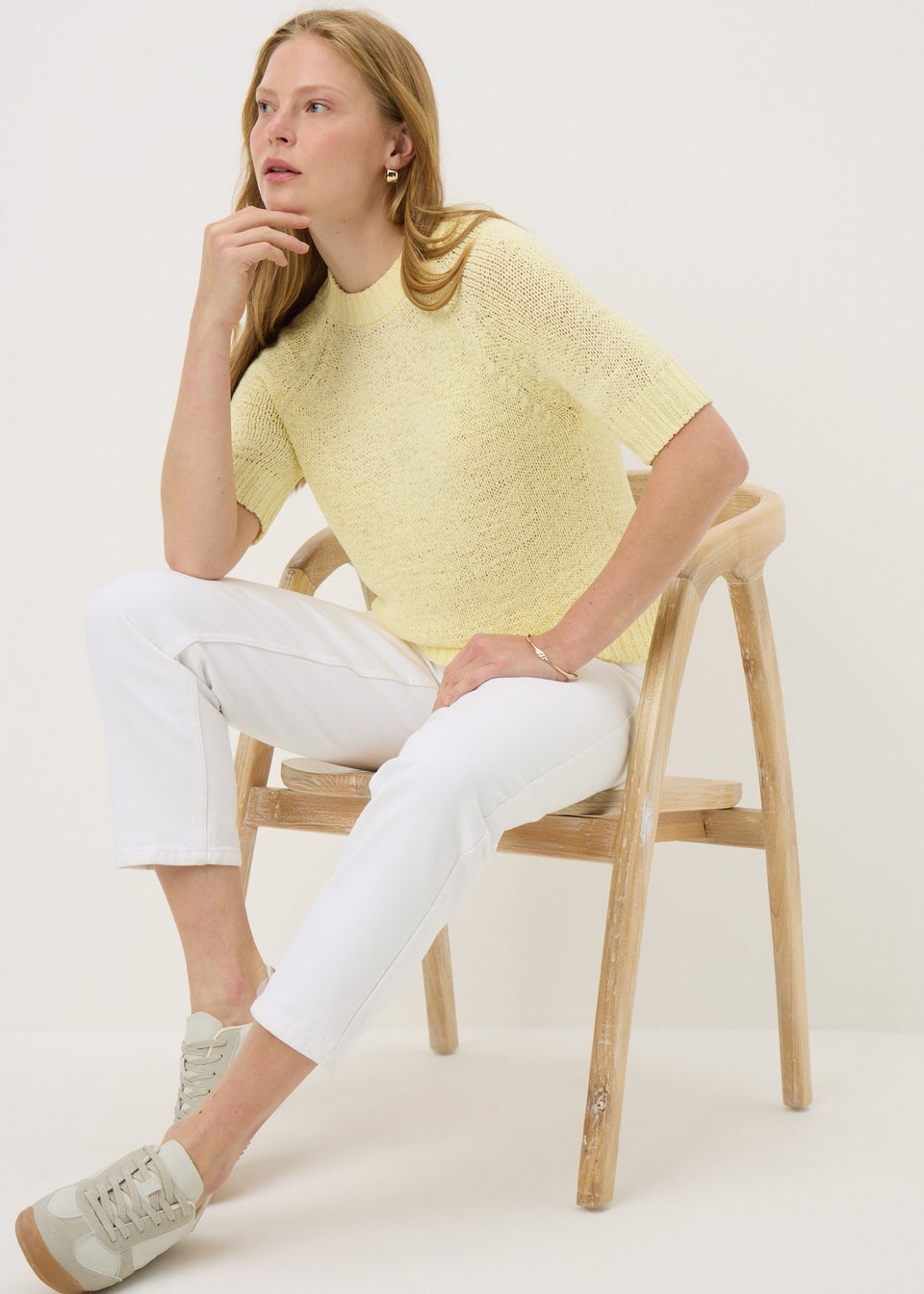 Lemon Knitted Short Sleeve T-Shirt