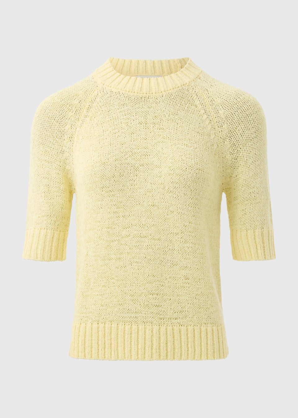 Lemon Knitted Short Sleeve T-Shirt