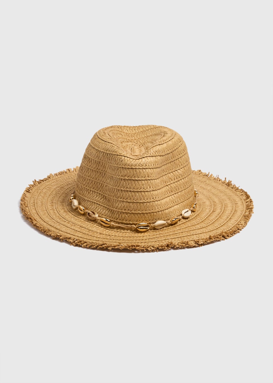 Neutral Shells Straw Hat