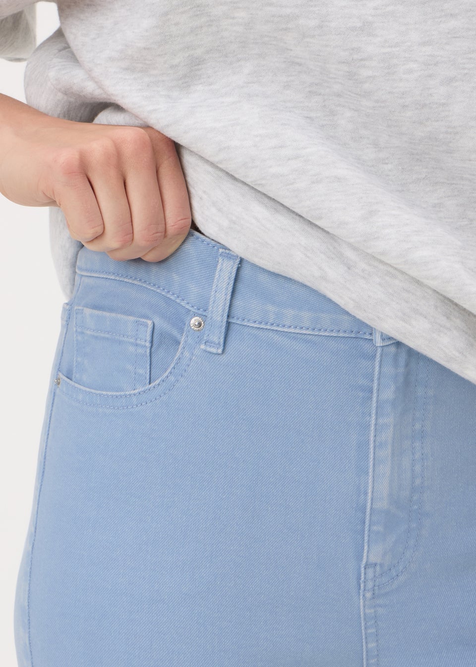 Light Blue April Ankle Grazer Jeans