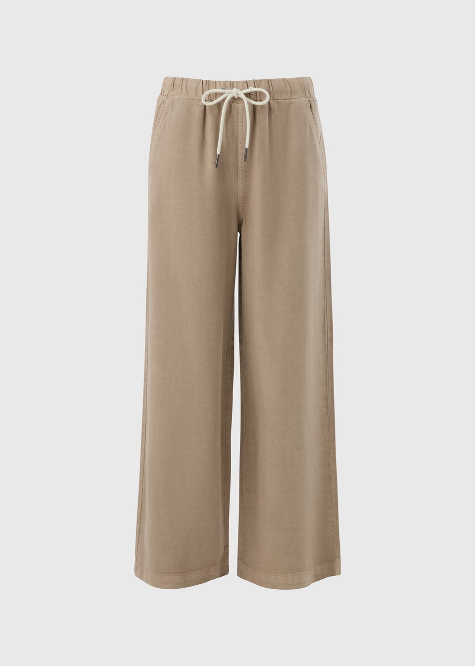 Stone Wide Leg Comfort Fit Jeans