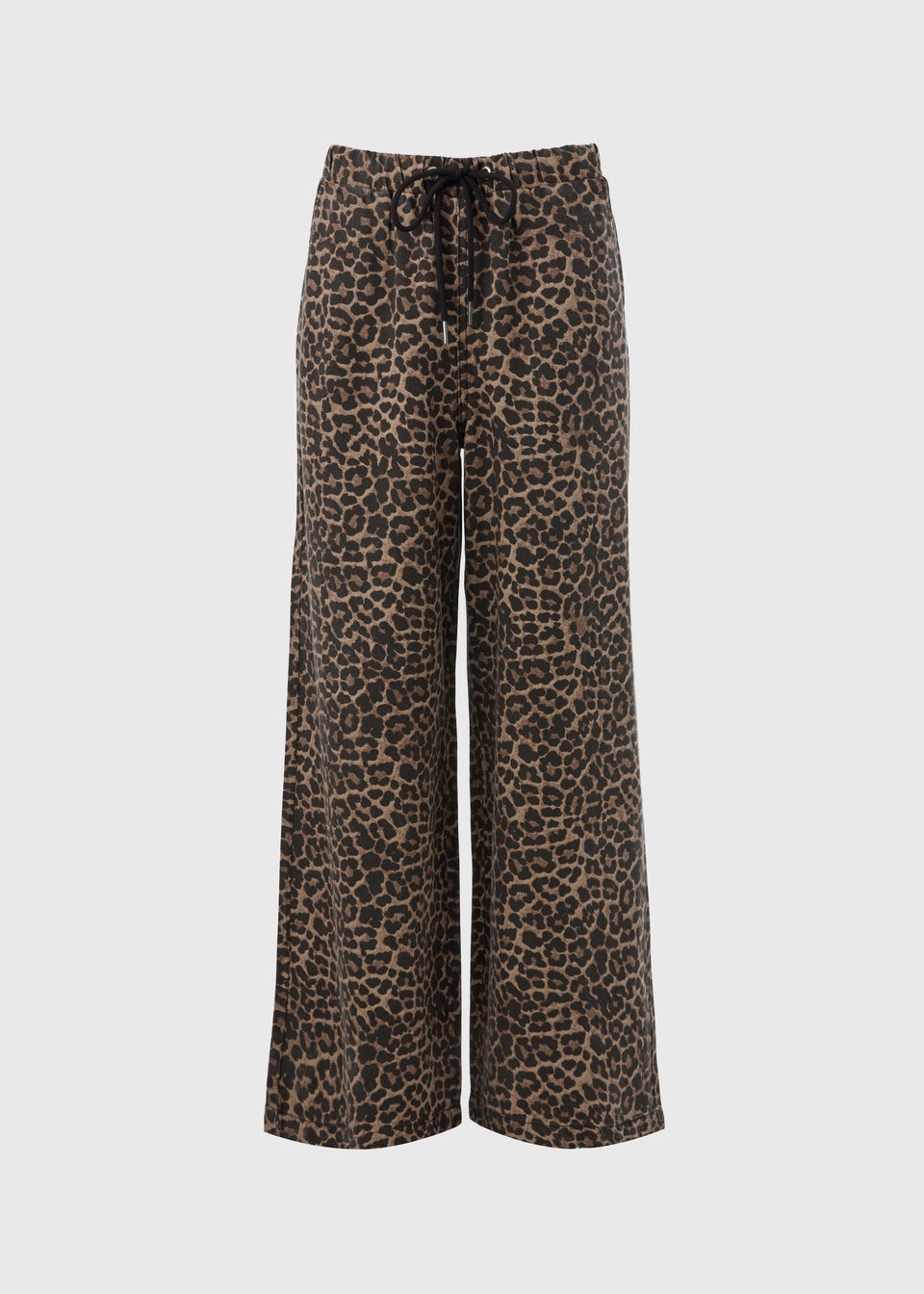 Brown Leopard Print Comfort Fit Jeans