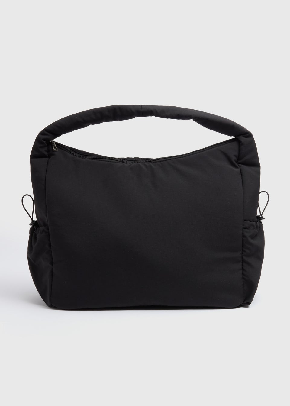 Souluxe Black Nylon Tote Bag