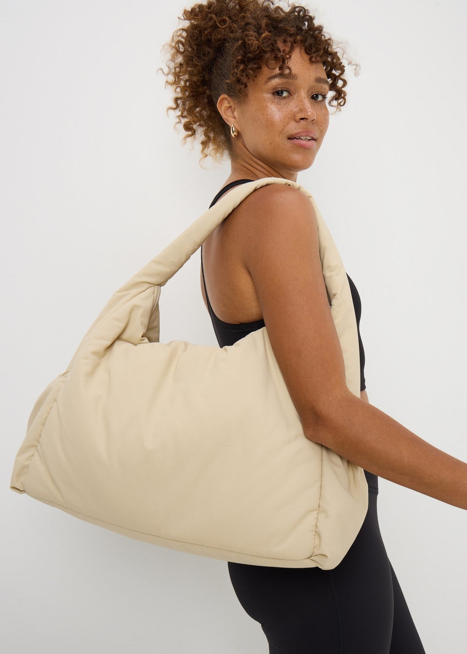 Souluxe Stone Nylon Tote Bag