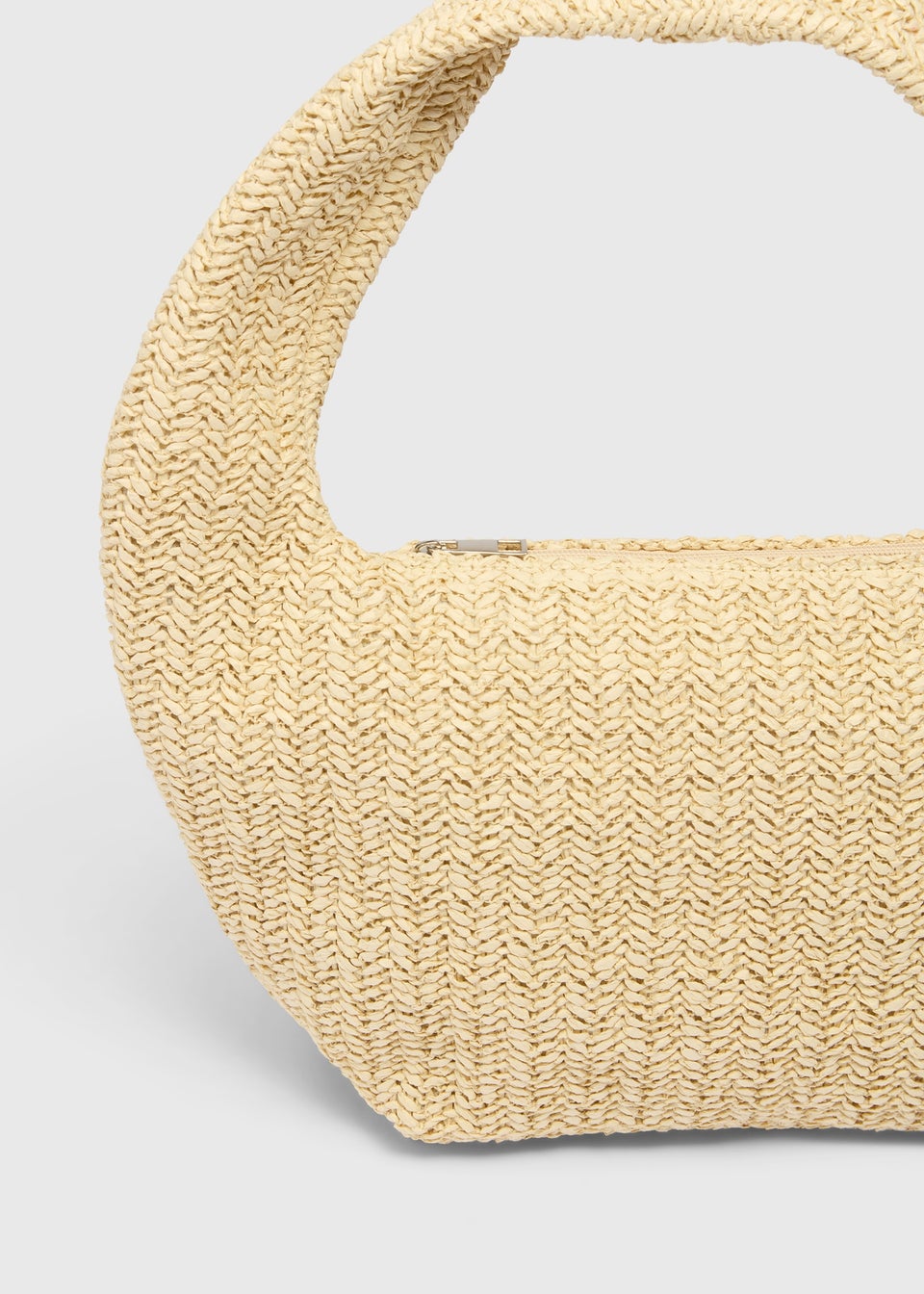 Natural Straw Shoulder Bag