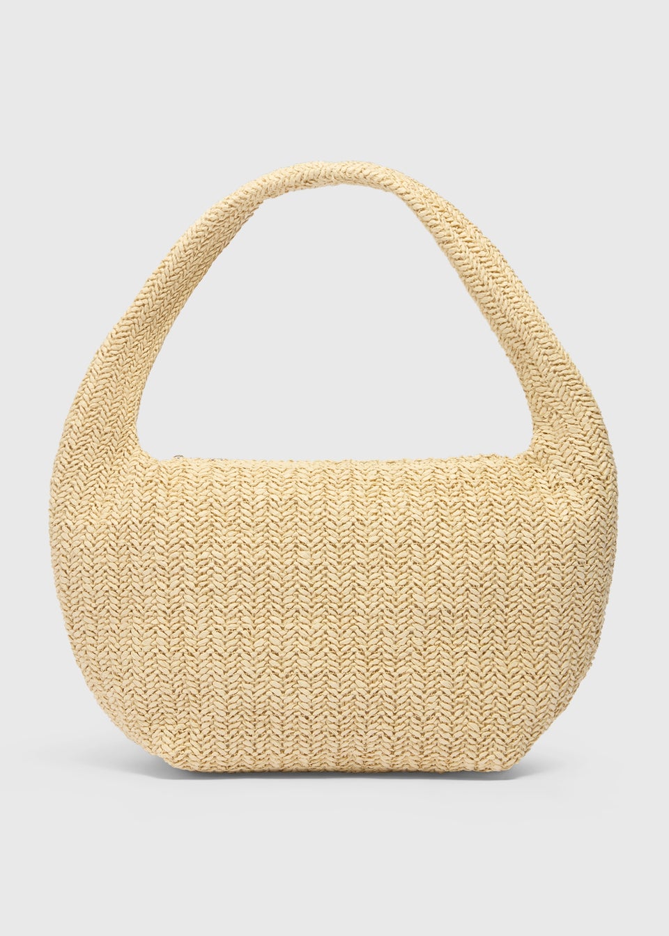 Natural Straw Shoulder Bag