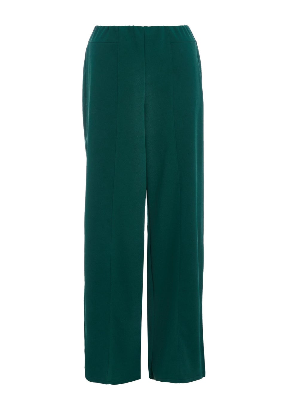 Quiz Green Wide Leg Trousers