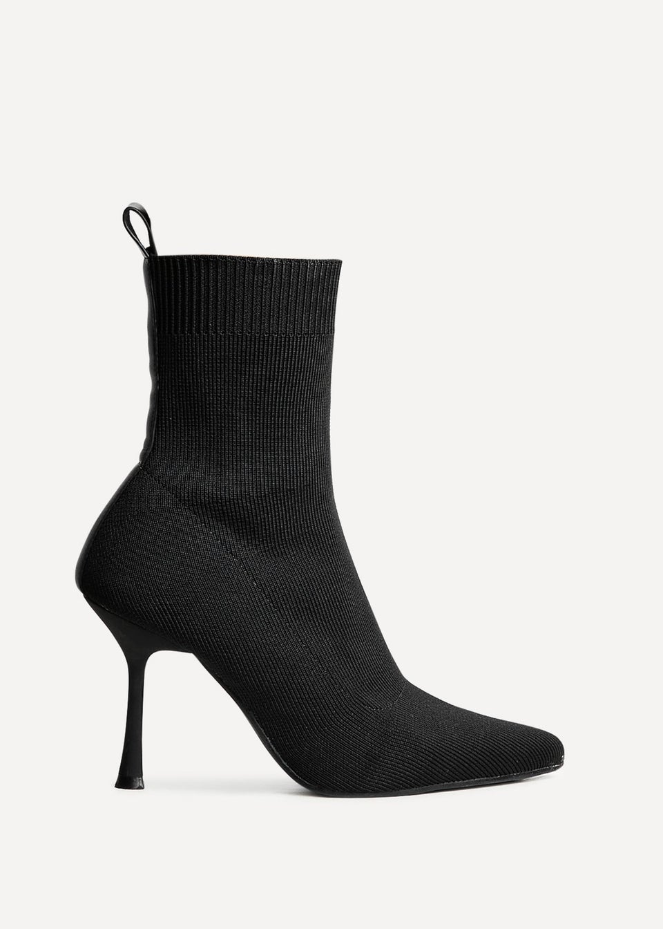 Pointed toe sock boots top