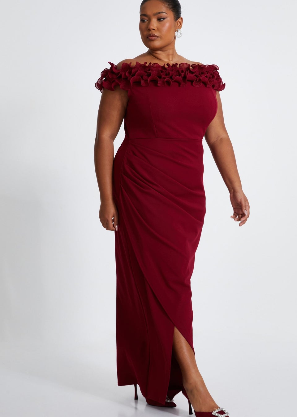 Quiz red evening dress outlet