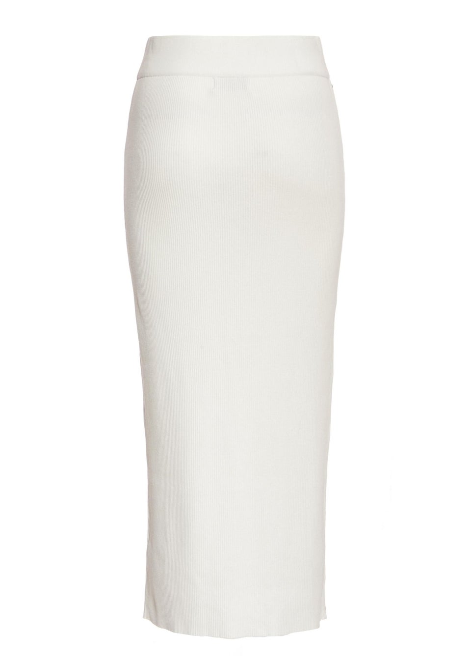 Quiz Cream Knit Diamante Midi Skirt Matalan
