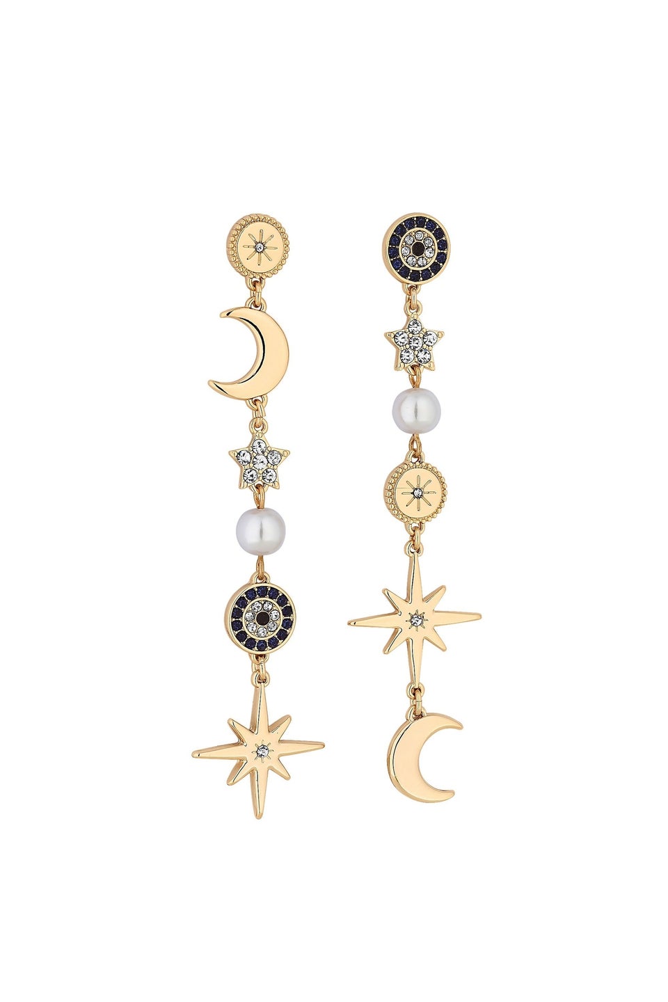 Mood Celestial Mismatch Drop Earrings