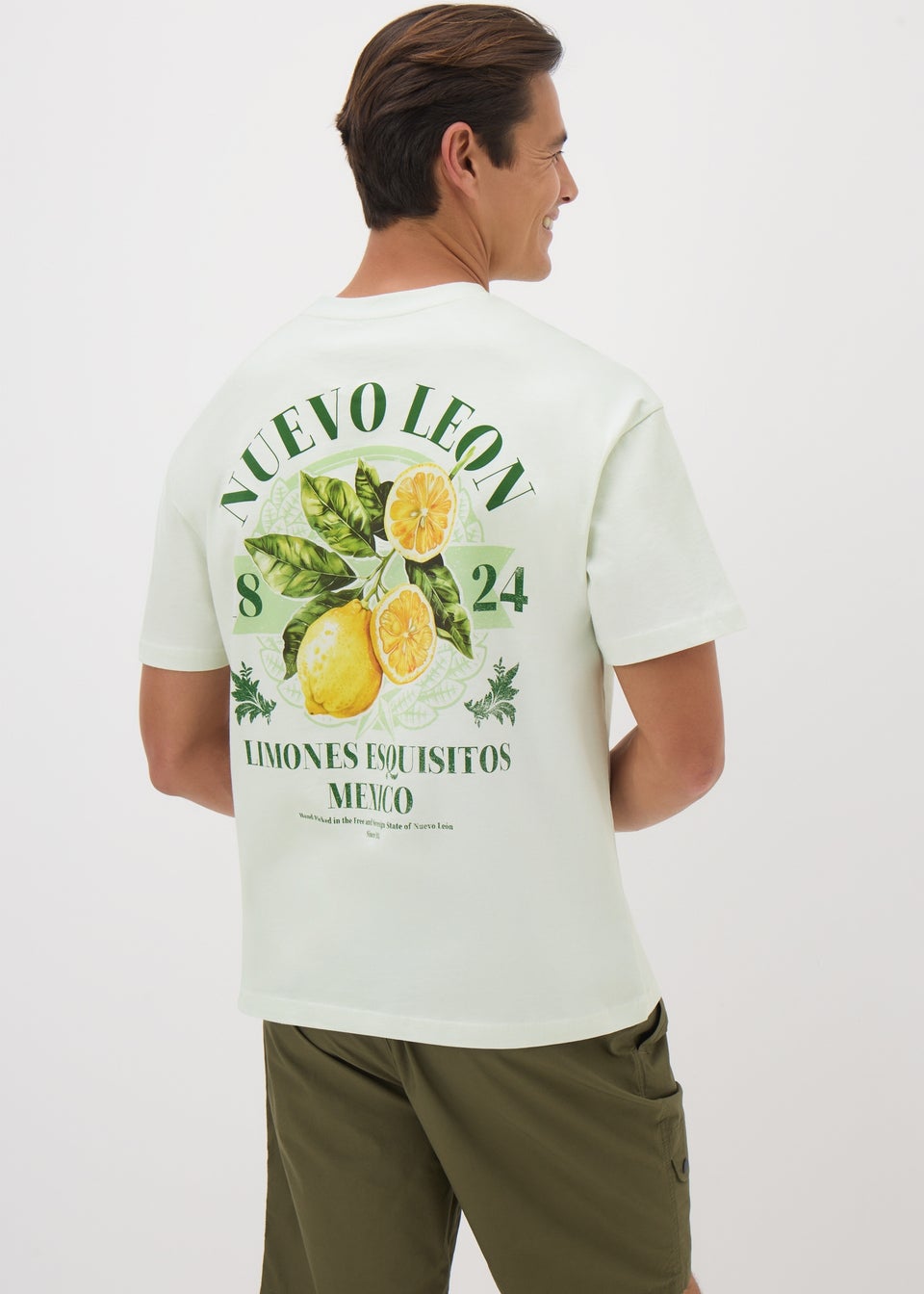 Mint Lemon Slogan T-Shirt