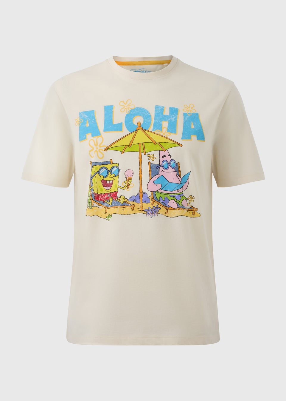SpongeBob SquarePants Ecru Co Ord T-Shirt