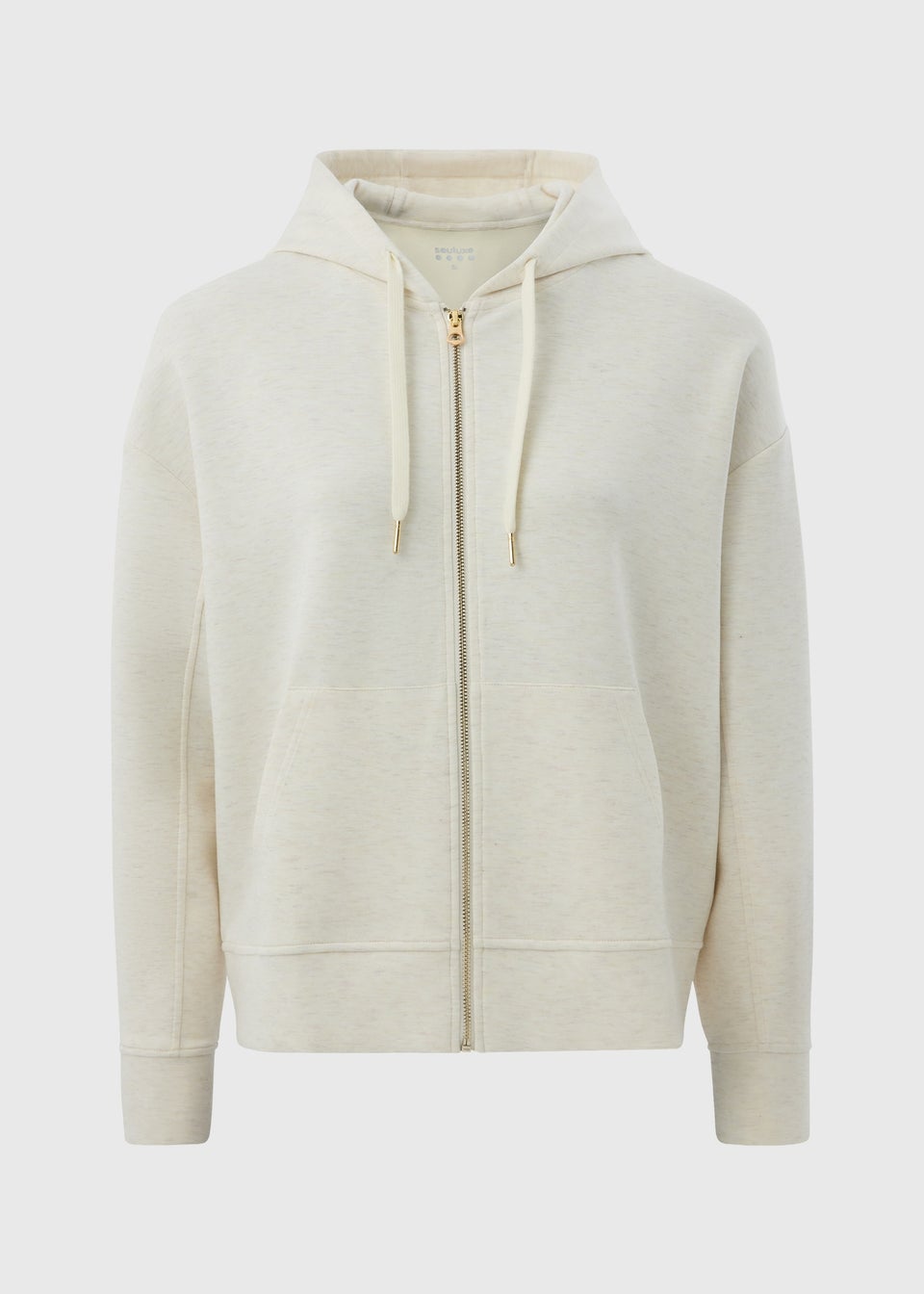 Souluxe Oatmeal Zip Through Hoodie